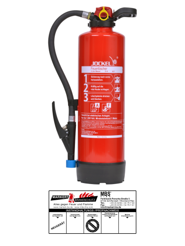 Jockel WM 9TJX 9l Wassernebellöscher Feuerlöscher 21A